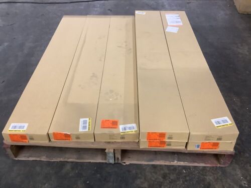Pallet of (7) Cases Home Decorators Collection Tolleson Oak 12 MIL x 7 in. W x 48 in. L Waterproof Click Lock Luxury Vinyl Plank Flooring (23.8 sq. ft. /Case)