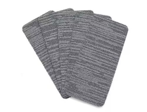 Nance Carpet and Rug Peel and Stick Greyscale Indoor/Outdoor 8 in. x 18 in. Commercial Stair Tread (Set of 13)