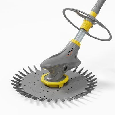 VINGLI Automatic Pool Vacuum Cleaner with Additional Hoses and Diaphragms Grey