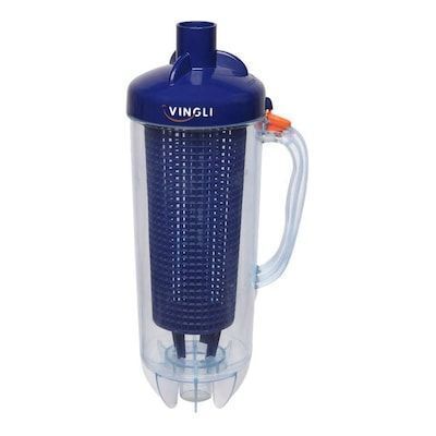 VINGLI Pool Leaf Canister with Handle Fits Pool Vacuum Cleaner Automatic Sweeper Blue Top