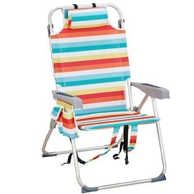 VINGLI 39H Portable Aluminum Backpack Beach Chair