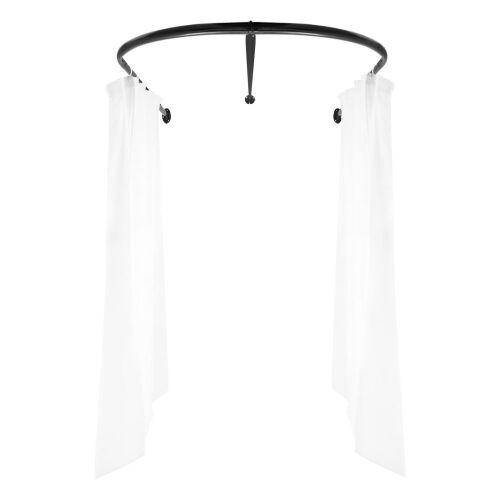 U-Shaped Room Partition Rod with Curtain