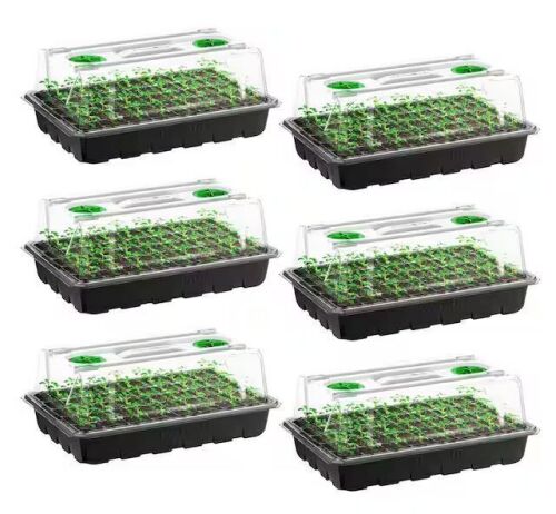 VIVOSUN 6-Pack 40 Cell Seed Starter Kit with High Humidity Dome