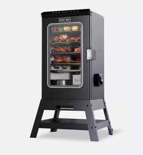 EAST OAK Ridgewood Pro 30 in. Electric Smoker with Probe, 725 sq. in. Cooking Area, Precision Temperature Control