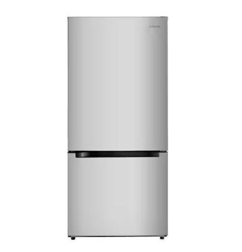 Vissani 30 in. 18.7 cu. ft. Bottom Freezer Refrigerator in Fingerprint Resistant Stainless Steel, Garage Ready - Damage on Right Side