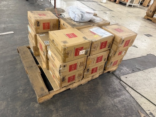 Pallet of BCP 6V Portable Foot Pedal Sewing Machine w/ 12 Stitch Patterns