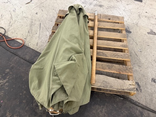Article Rutbeek Coast Green Premium 9' Umbrella with Wooden Frame