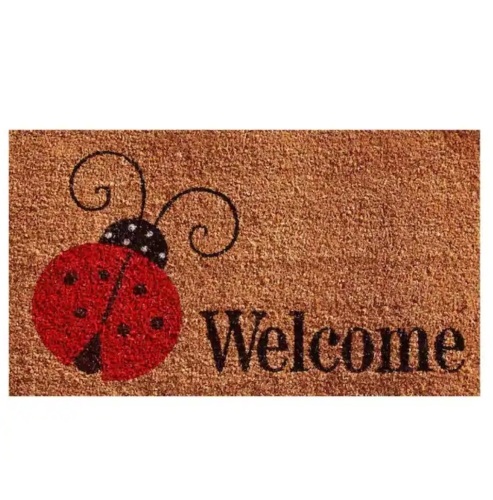 Calloway Mills Ladybug Welcome 24 in. x 36 in. Door Mat