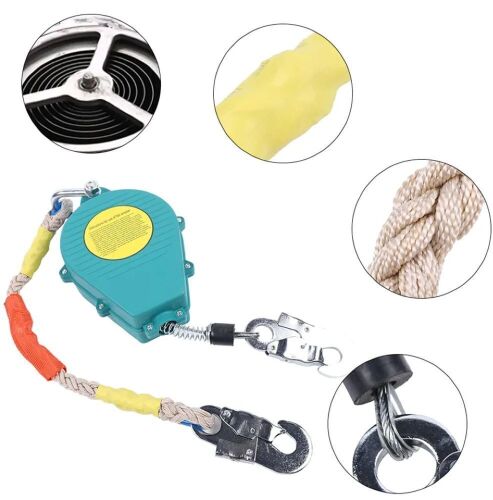Lot of (2) Self Retracting Lifeline 330LB Guardian Fall Arrester Fall Protection