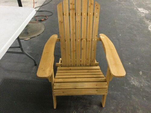 Wooden Adirondack Chair - Missing 1 Bolt