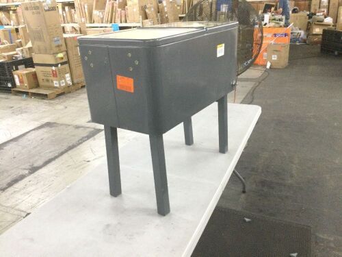 Gray Patio Cooler - Missing Parts