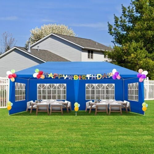 10 x 20 Canopy Tent, Blue