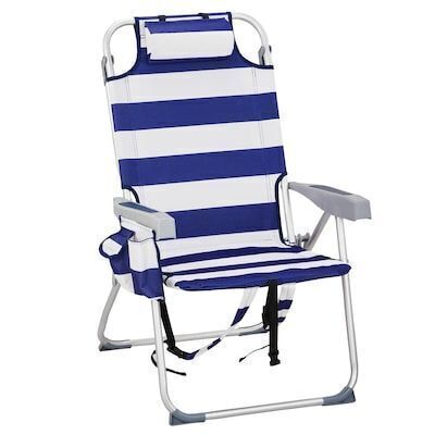 VINGLI 39H Portable Aluminum Backpack Beach Chair