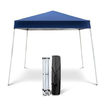 VINGLI 6x6 FT Pop Up Canopy Tent with Carry Bag Slant Legs