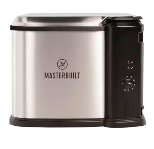 Masterbuilt 10 Liter XL Electric Fryer, Boiler, Steamer in Silver