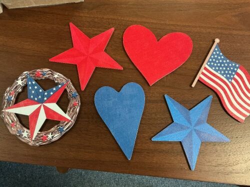 Set of 6 American Magnets, Lot of 6, 1 Doesn't Have A Box