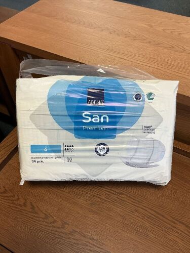 San Premium Bladder Protection Pads, 34 pieces