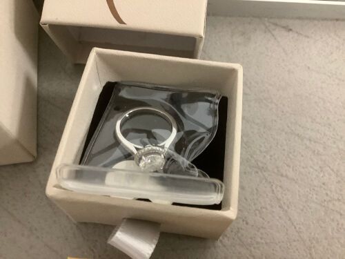 GRA 1.5ct Moissanite Ring