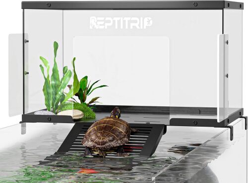 REPTITRIP Turtle Above-Tank Basking Platform