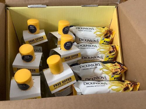 Case of Dickinson's Witch Hazel Pore Perfecting Toner and Cleansing Cloths