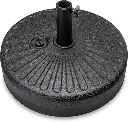 illable Umbrella Base Stand Round Sunburst Plastic Patio Umbrella Base Stand
