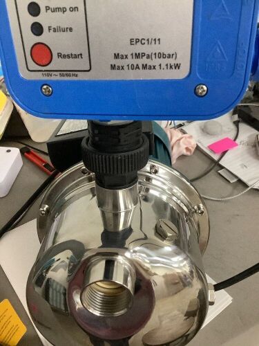Shallow Well Jet and Booster Pump with Smart Controller Home Pressure 1 HP 110 V G&W Tankless No Need for Pressure Tank