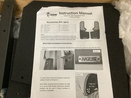 MZS Mud Flaps Splash Guards