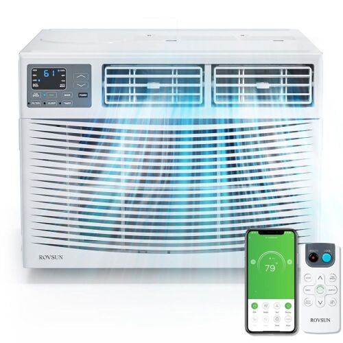 ROVSUN 8000 BTU 115V Window Air Conditioner with Install Kit