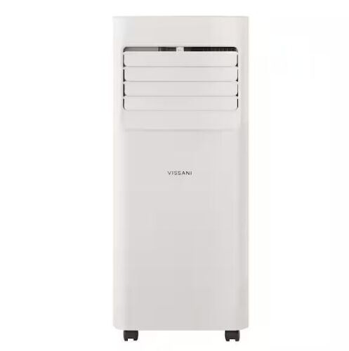 Vissani 5,000 BTU 115-Volt 3-in-1 Portable Air Conditioner Unit Cools 150 sq. ft. with Dehumidifier and Remote in White