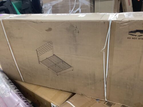 VanAcc King Size Platform Bed Frame