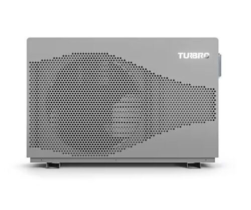 TURBRO 33,000 BTU Inverter Swimming Pool Heat Pump, Electric Pool Heater for in and Above-Ground Pools, WiFi Enabled, Beluga