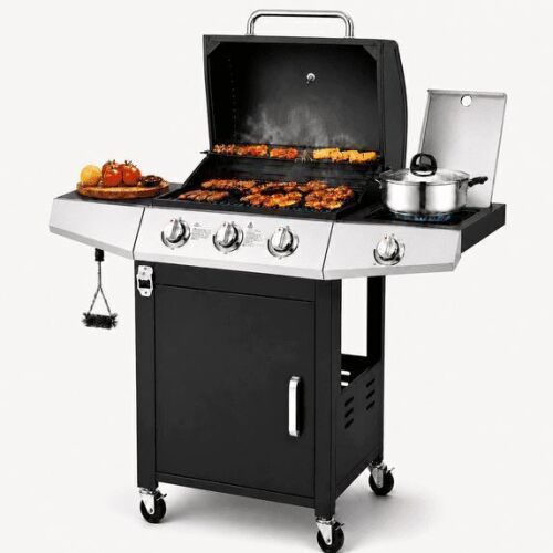 3 Burner Propane Grill with Side Burner