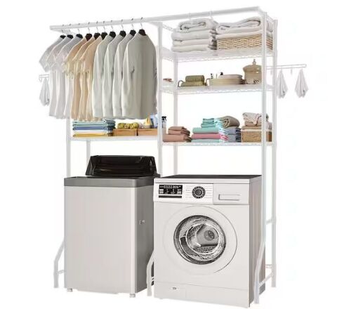 VEVOR Over Washer and Dryer Storage Shelves, 6 Tier