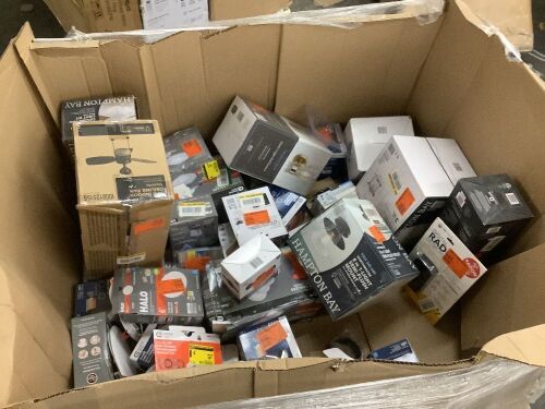 Pallet of Lighting & Electrical Items - Uninspected