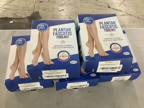 Lot of (5) Fittest Pro Plantar Fasciitis Foot Pain Relief Kit