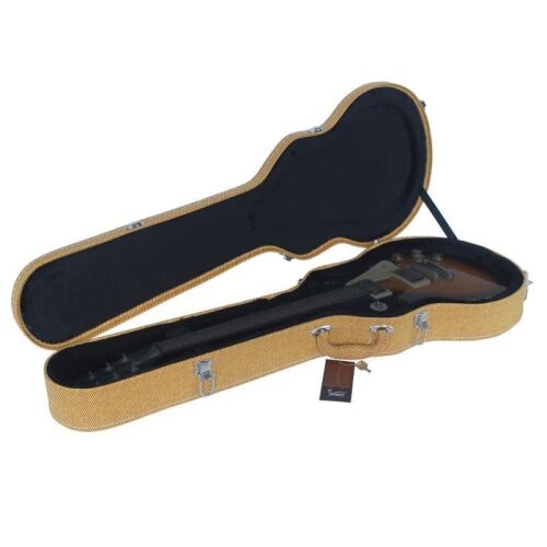 Glarry GLP Economical Electric Guitar Hard-Shell Case Bulge Surface Yellow