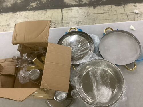 6QT Round Chafing Dish Set - Incomplete