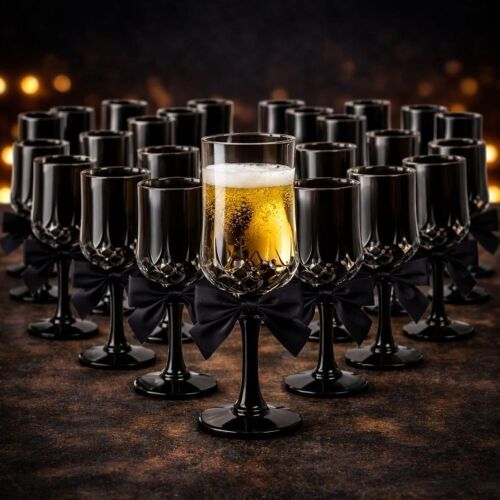 3 oz Mini Plastic Wine Glasses, 24pc