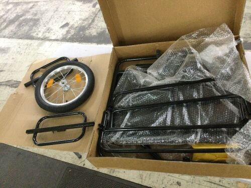 Foldable Bike Cargo Trailer - Missing 1 Wheel