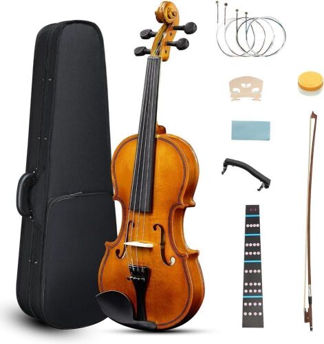 3/4 Acoustic Violin with Portable Case