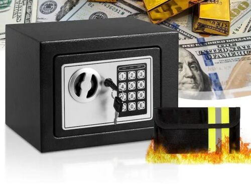 Locksworth 0.25 Cubic Feet Electronic Digital Safe Box