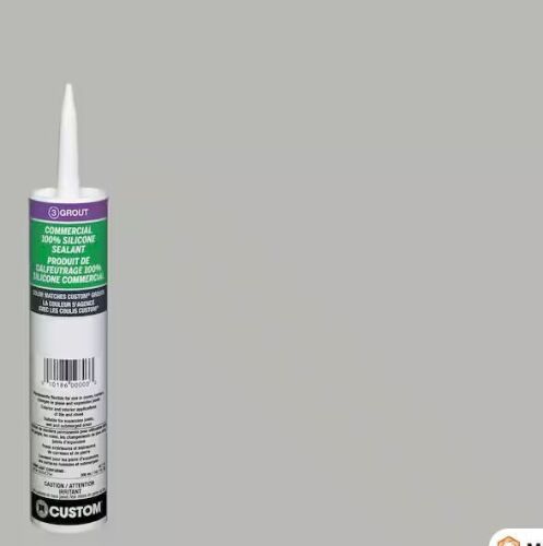 Case of (6) Commercial #546 Cape Gray 10.1 oz. Silicone Caulk