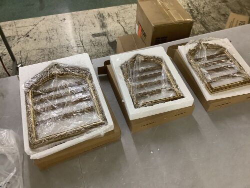 Lot of (3) Wall Hanging Earring Holder Organizers