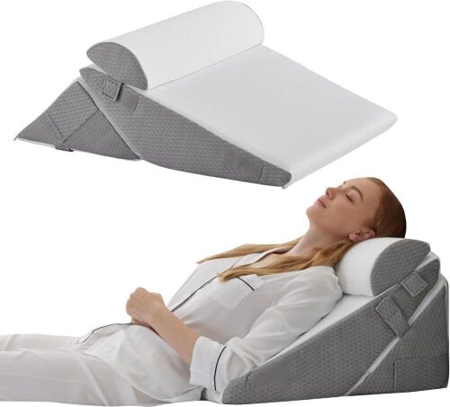 Bedluxe Orthopedic Bed Wedge Pillows Set