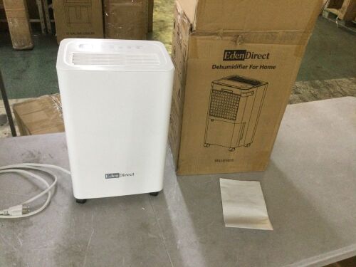 30 pt. 2,500 sq.ft. Dehumidifier, 20%-90%RH Adjustable Humidistat, Timer