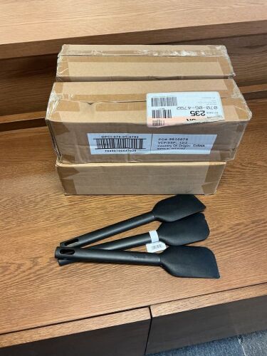 Rubber Spatulas, 4 Cases of 12 Each