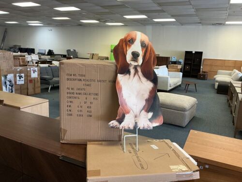 Realistic Basset Hound, Lot of 6