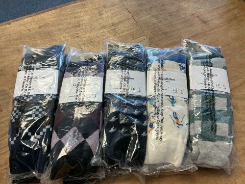 GoodFellow Men's Socks, Lot Of 10, 3 Per Package