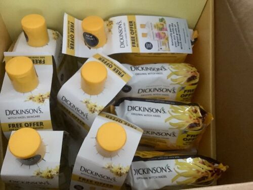 Case of Dickinson's Witch Hazel Pore Perfecting Toner and Cleansing Cloths
