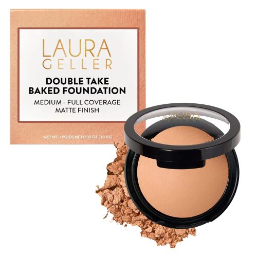 Baked Double Take Powder Foundation, Matte Finish
